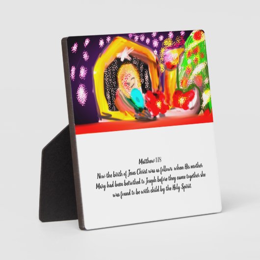 イエスは奇跡のマグネットドアサインアクリルプリント フォトプラーク (正面)