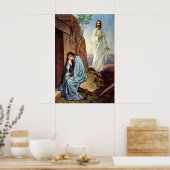 イエスは女性のポスターを見ている ポスター (キッチン)