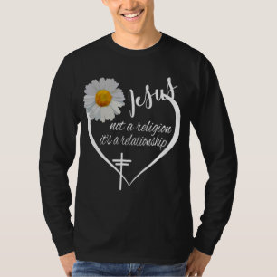 イエスは宗教ではない人間関係信仰である Tシャツ