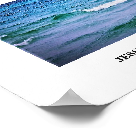 イエスは嵐を鎮め、平和のうちに行った ポスター (角)