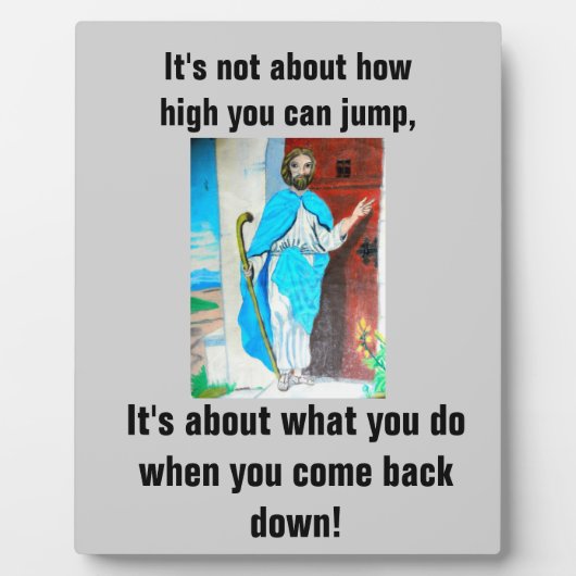 イエスは常にあなたを愛している フォトプラーク (正面)