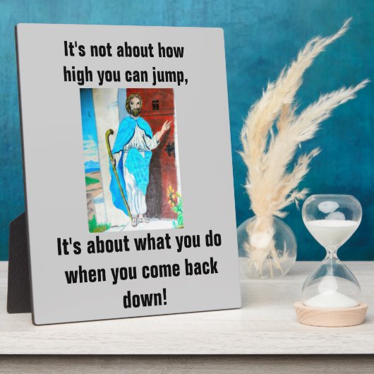 イエスは常にあなたを愛している フォトプラーク (側面)