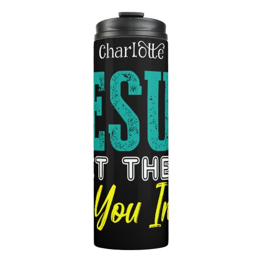 イエスは彼らにあなたに会わせなさい タンブラー (正面)