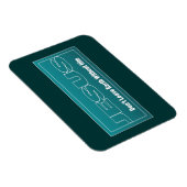 イエスは彼離れなしで地球を持たない マグネット (右側)