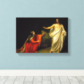 イエスは復活した後マリア・マグダレネに現れる キャンバスプリント (インサイチュ (ウッドフロア))