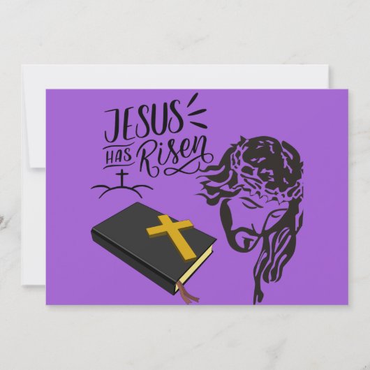 イエスは復活した 招待状 (正面)