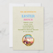 イエスは復活し、復活の主日を祝う 招待状 (裏面)