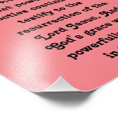 イエスは復活祭である フォトプリント            (角)