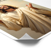 イエスは微笑む私は真実と人生の道である ポスター (角)