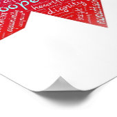 イエスは愛であり、慈悲であり、裁かれないクリスチャンである ポスター (角)