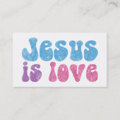 イエスは愛である 名刺 (裏面)