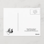 イエスは愛のポストカード ポストカード (裏面)