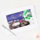 イエスは愛を計画する 長方形シール (封筒)