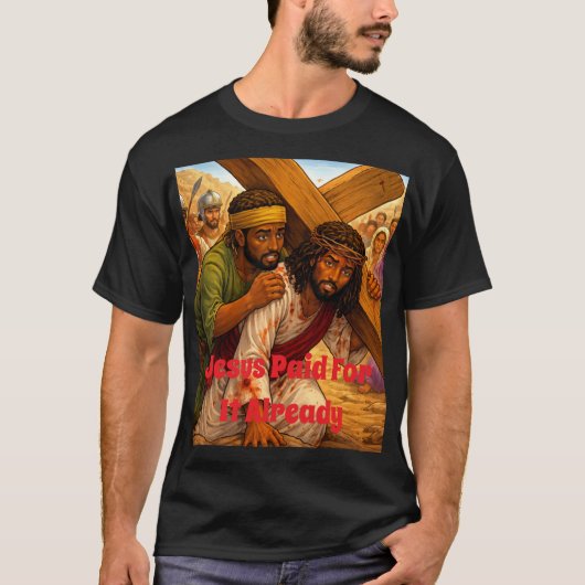 イエスは支払われた Tシャツ (正面)