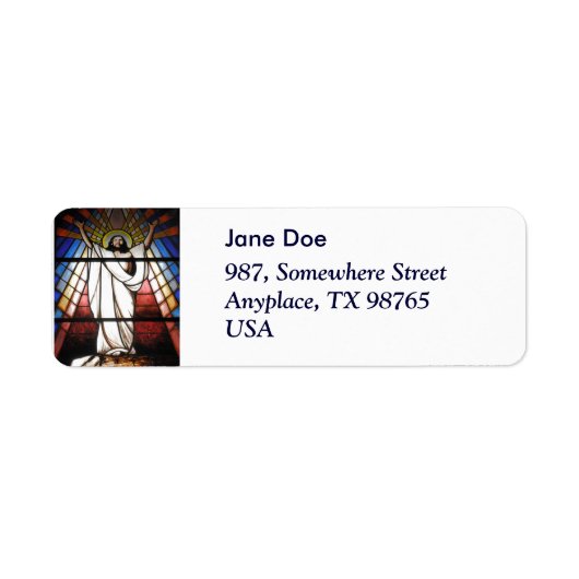 イエスは救い主である ラベル (正面)