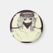 イエスは救私たちと空を開く マグネット (正面)