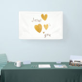 イエスは旗の看板を愛していモダンる 横断幕 (トレードショー)