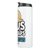 イエスは昼寝を取おもしろいった タンブラー (回転右)