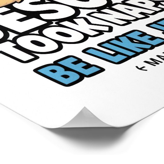 イエスは昼寝を取おもしろいった ポスター (角)