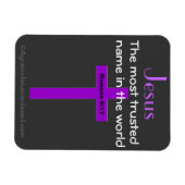 イエスは最も信頼される名前 マグネット (横)