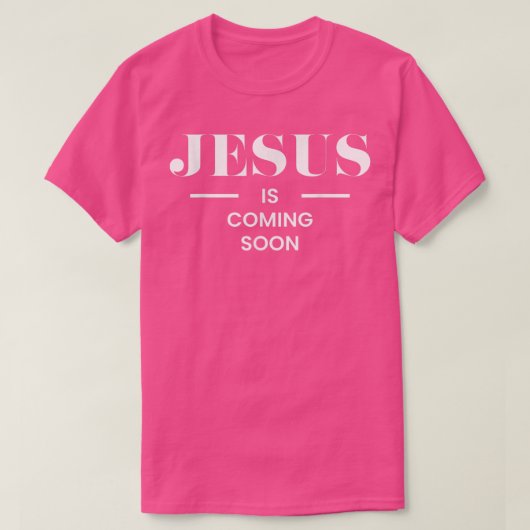 イエスは来すぐに神である Tシャツ (デザイン正面)