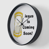 イエスは来すぐに金ゴールド 壁時計 (傾斜)