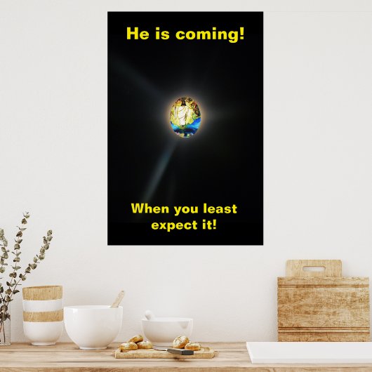 イエスは来の ポスター (キッチン)