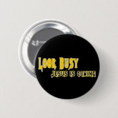 イエスは来ボタン 缶バッジ (正面&裏面)