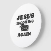 イエスは来再び ラージ壁時計 (傾斜)