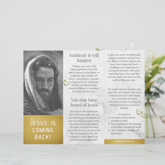 イエスは来英語の福音書の裏側にある (スタンド正面)