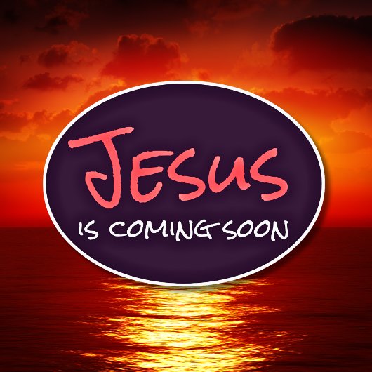 イエスは来間もなくカスタムのビニールのシール シール