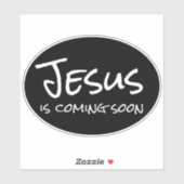 イエスは来間もなくカスタムのビニールのシール シール (シート)