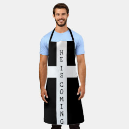 イエスは来間もなく エプロン