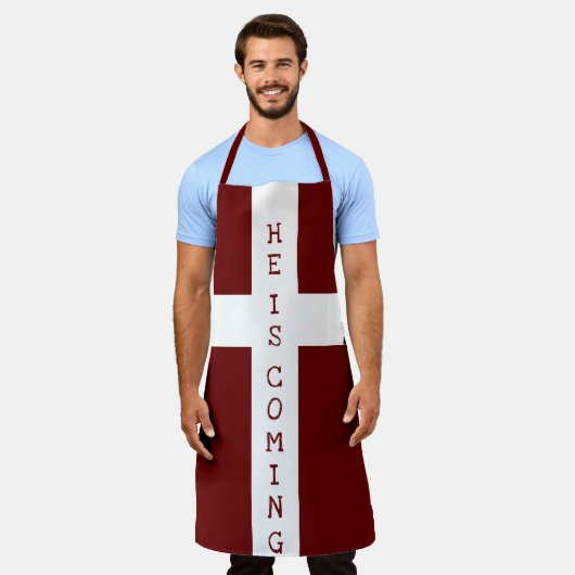 イエスは来間もなく エプロン (着用した状態)