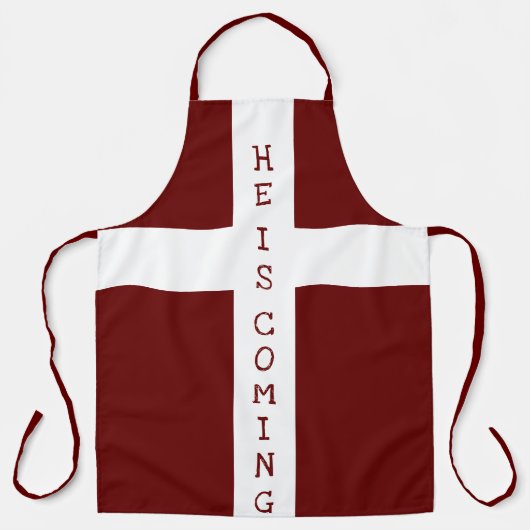 イエスは来間もなく エプロン (正面)