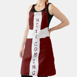 イエスは来間もなく エプロン