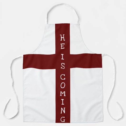 イエスは来間もなく エプロン (正面)