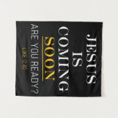 イエスは来間もなく – 黙示録17:14キリスト教徒 タペストリー (正面(横))