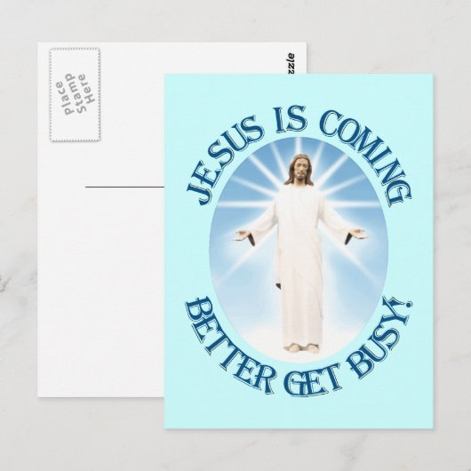 イエスは来、 ポストカード (正面/裏面)
