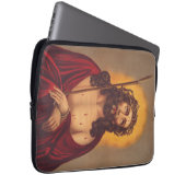 イエスは棘の冠を戴いている ラップトップスリーブ (正面右)