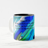 イエスは水の上を歩く ツートーンマグカップ (正面左)