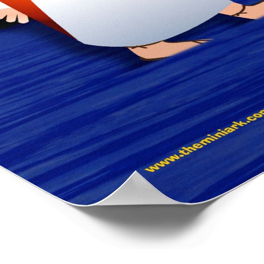 イエスは水の上を歩く ポスター (角)