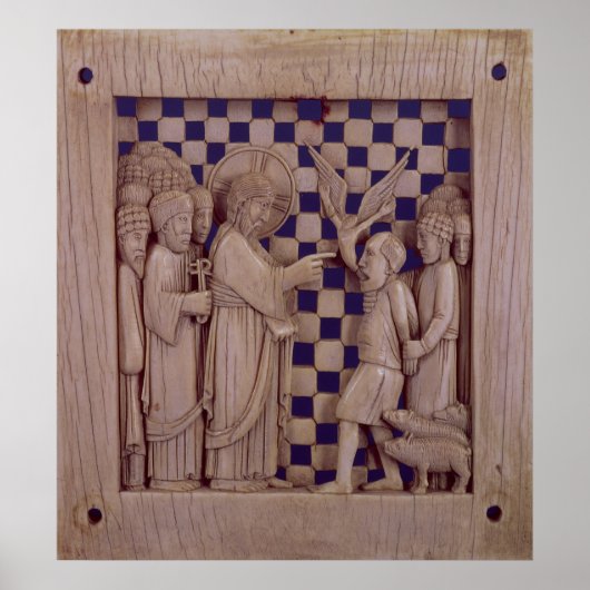 イエスは汚れた霊を追い払い、レリーフ、 浮き彫り ポスター (正面)