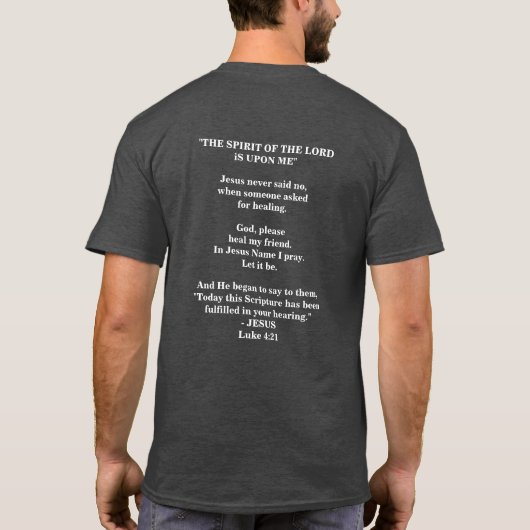 イエスは決してノーと言わなかった Tシャツ (裏面)