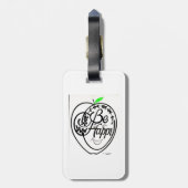 「イエスは決して失敗しない。幸せになる» ラゲッジタグ (裏面縦)