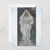 イエスは海のはがきに歩く ポストカード (正面/裏面)