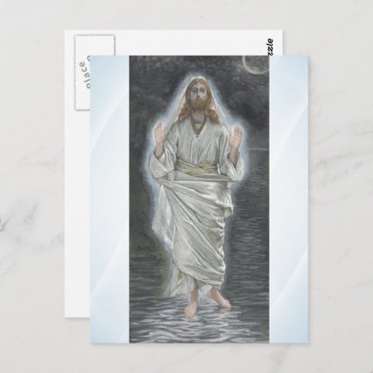 イエスは海のはがきに歩く ポストカード (正面/裏面)