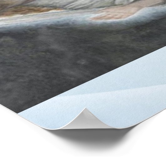 イエスは海のポスターを歩く ポスター (角)