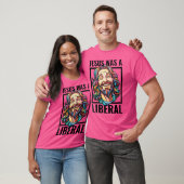 イエスは漸進的な自由主義のクリスチャン誇りを持ったデモを受けた Tシャツ (ユニセックス)
