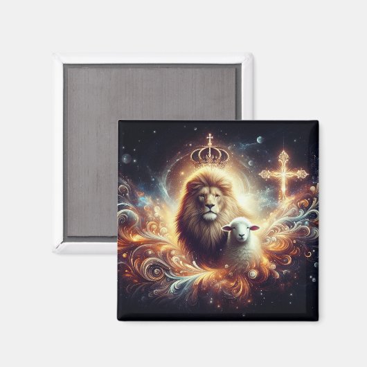 イエスは獅子であり小羊である マグネット (正面/裏面)